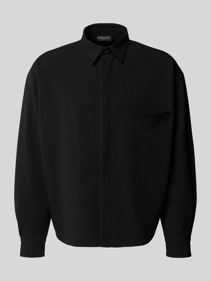 Don´t Waste Culture Regular Fit Overshirt mit Viskose-Anteil Modell 'Takinoma' Black 2