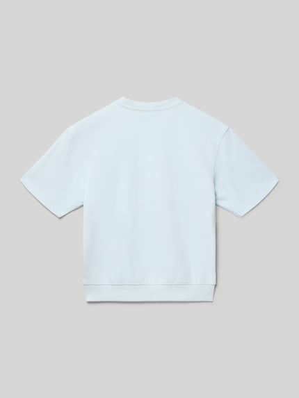 Garcia Regular Fit T-Shirt mit Logo-Print Helltuerkis 3