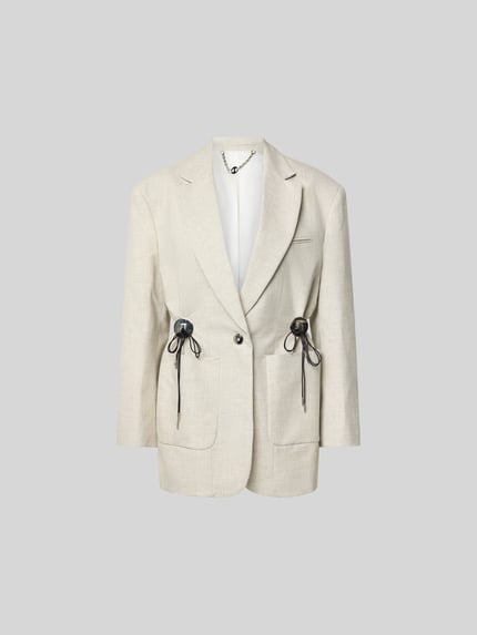 Blazer met reverskraag Shop The Look MANNEQUINE