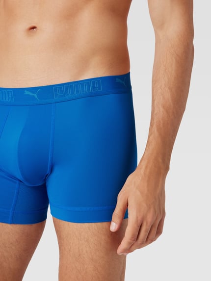 PUMA Trunks mit Label-Details im 2er-Pack Blau 3