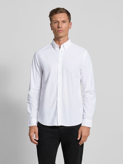 PME Legend Regular Fit Freizeithemd mit Button-Down-Kragen Weiss 4