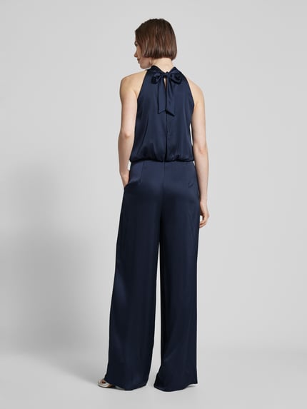 V by Vera Mont Jumpsuit met halter Donkerblauw - 5