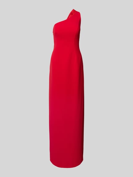 Vera Wang Bride Avondjurk in one shoulder-design, model 'ALPES' Rood - 2