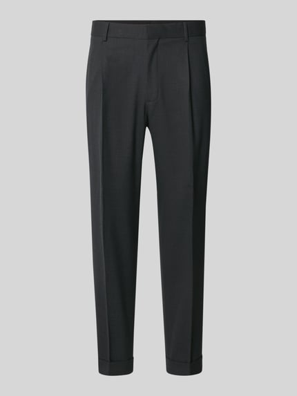 Strellson Regular Fit Anzughose mit Woll-Anteil Modell 'LUIS' Dunkelgruen 2