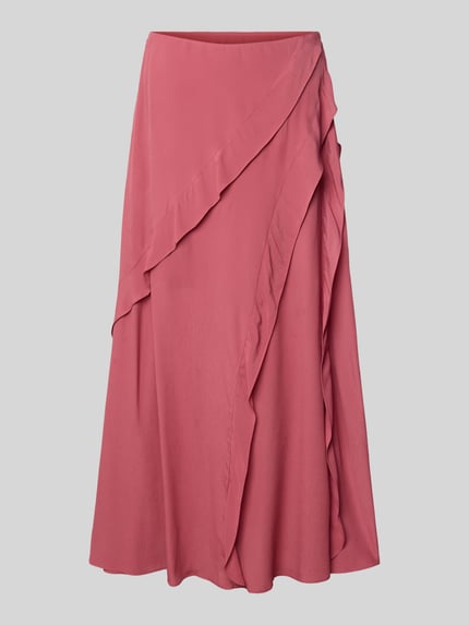 Ted Baker Maxirok met volants, model 'olwani' Rosé - 2