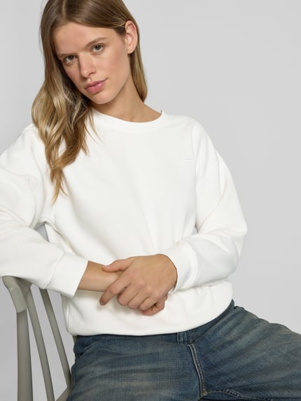Levi's® Oversized sweatshirt met labelpatch Offwhite - 3