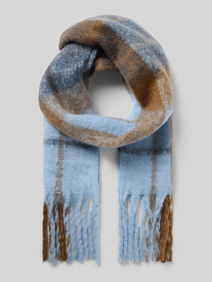 PIECES Schal mit weichem Fleece-Touch Hellblau 1