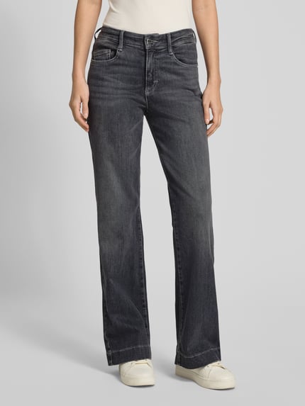 Brax Flared Jeans mit Eingrifftaschen Modell 'MAGIC MAINE' Dunkelgrau 4