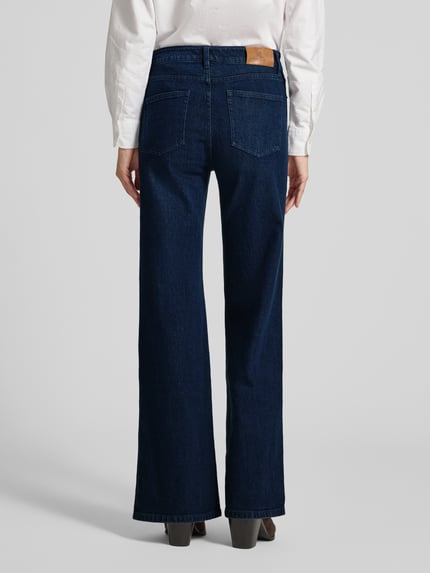 Lauren Ralph Lauren Flared Cut Jeans mit Eingrifftaschen Dunkelblau 5