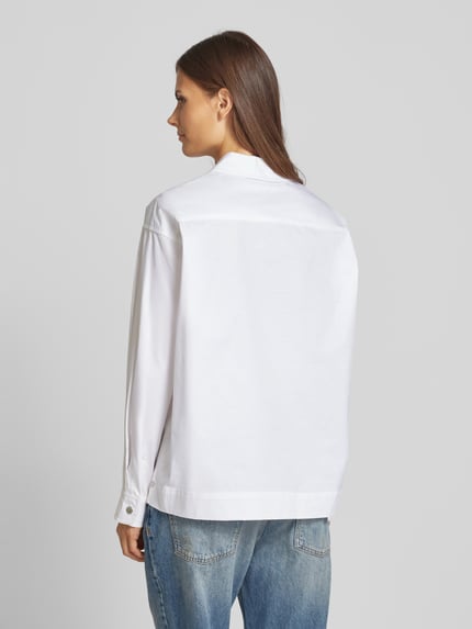 Scotch & Soda Bluse mit Brustpattentaschen Weiss 5