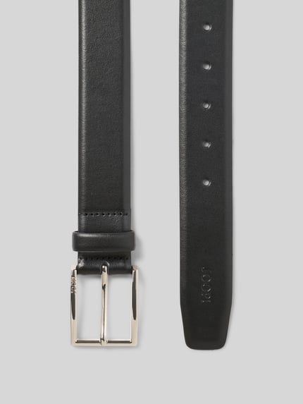 JOOP! COLLECTION Gürtel aus Rindsnappa mit Logo-Prägung Black 3