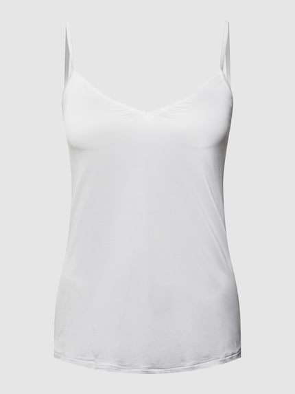 HANRO Top van satijn, model Satin Deluxe Offwhite - 2