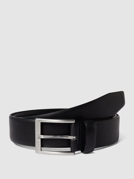 BOSS Gürtel mit Label-Prägung Modell 'Erron' Black 1