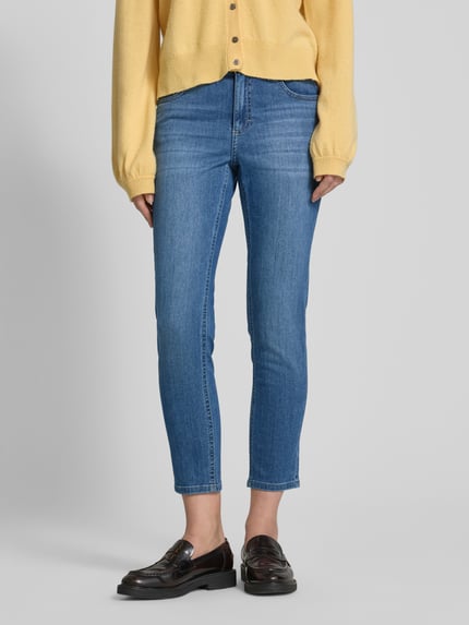 ANGELS Skinny Fit Jeans in verkürzter Passform Modell 'Ornella' Blau 4