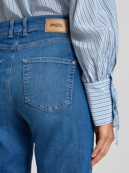 ANGELS Wide leg jeans in 5-pocketmodel model 'LARA' Marineblauw - 3