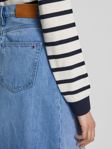 Tommy Hilfiger Spódnica jeansowa z 5 kieszeniami Jeansowy niebieski 3
