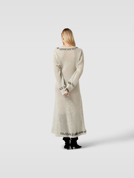 The Garment Wollen jurk met gaatjesmotief Lichtgrijs - 5