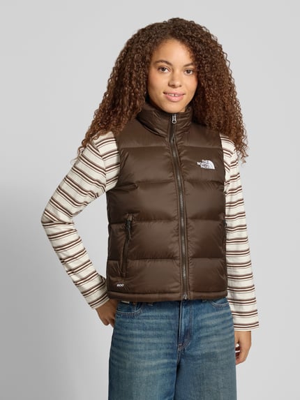 The North Face Straight Fit Steppweste mit Daunen-Feder-Füllung Dunkelbraun 4