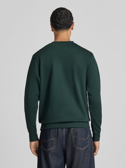 JACK & JONES Regular Fit Sweatshirt aus Baumwoll-Mix Modell 'Soho' Dunkelgruen 5