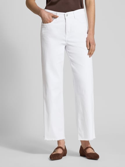 MAC Wide Fit Jeans-Culotte aus Baumwoll-Mix Modell 'DREAM' Weiss 4