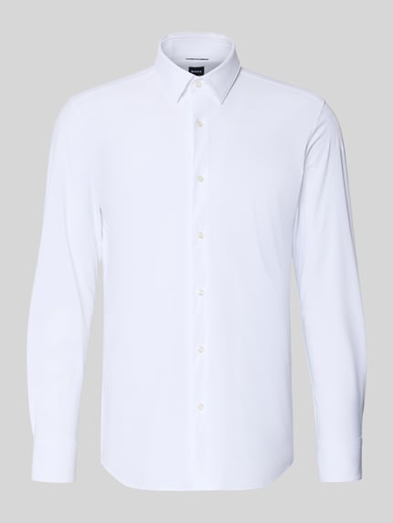 BOSS Slim Fit Businesshemd mit Kentkragen Modell 'P-HANK-S' Weiss 2