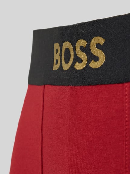 BOSS Trunks mit Logo-Bund im 5er-Pack Rot 2
