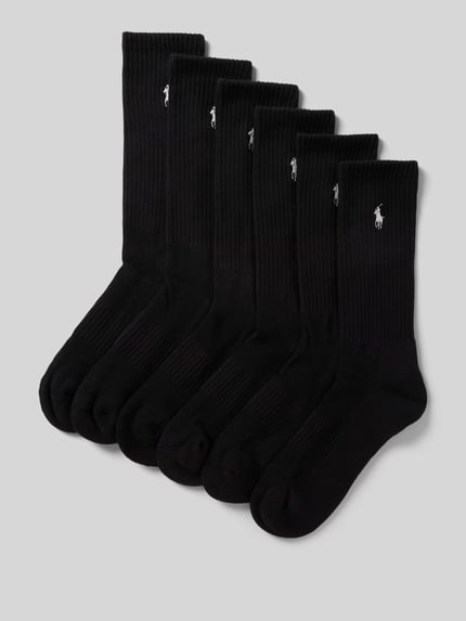 Polo Ralph Lauren Underwear Socken mit Label-Stitching im 6er-Pack Black 1