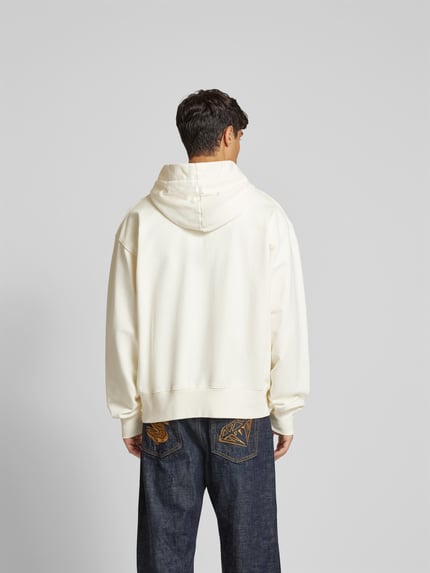 ISNURH hoodie met capuchon Offwhite - 5