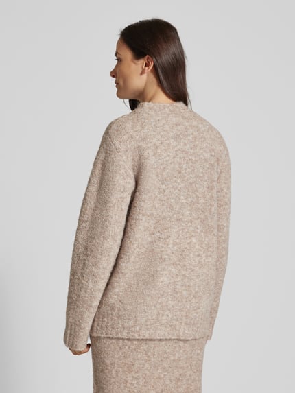 Moves Strickpullover mit Woll-Anteil Modell 'Bestina' Beige 5
