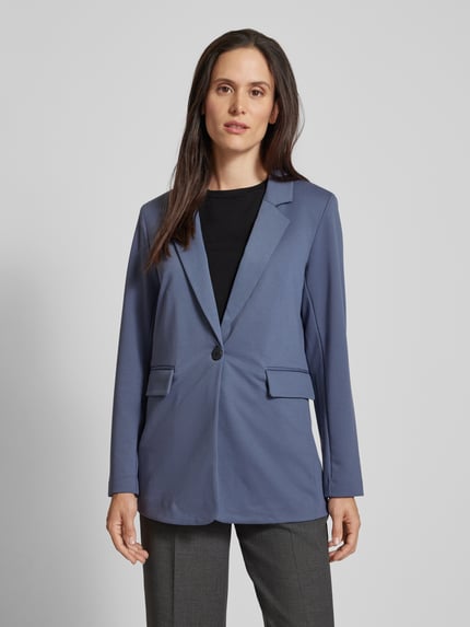 FREE/QUENT Blazer mit Reverskragen Modell 'Nanni' Blau 4