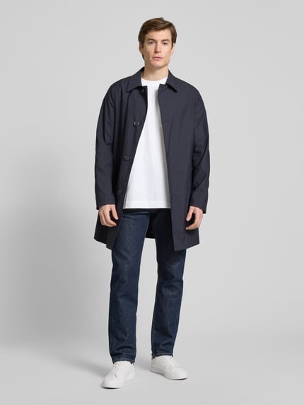 Samsøe Samsøe Oversized T-Shirt mit geripptem Rundhalsausschnitt Modell 'JOEL' Weiss 1
