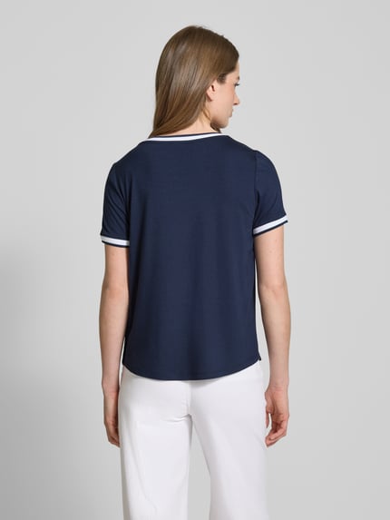 MORE & MORE T-Shirt mit Rundhalsausschnitt Marine 5
