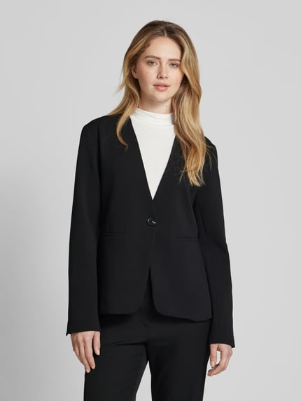 someday. Blazer mit Leistentaschen Modell 'Nebru' BLACK 4