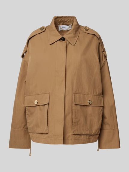 Blonde No. 8 Trencz z kieszeniami z patką Camel 2