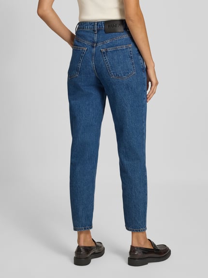 HUGO Mom Fit Jeans van puur katoen Blauw - 5
