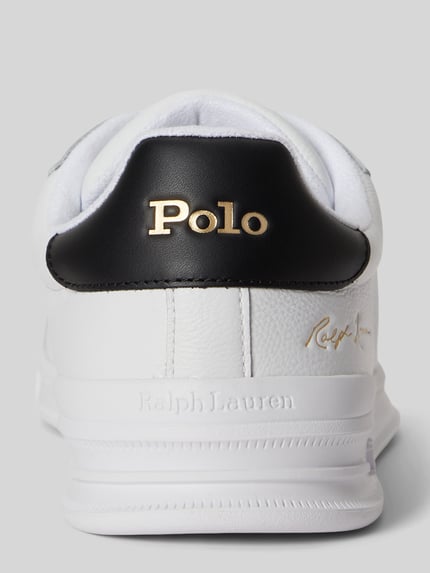 Polo Ralph Lauren sneakers van echt leer Wit - 4