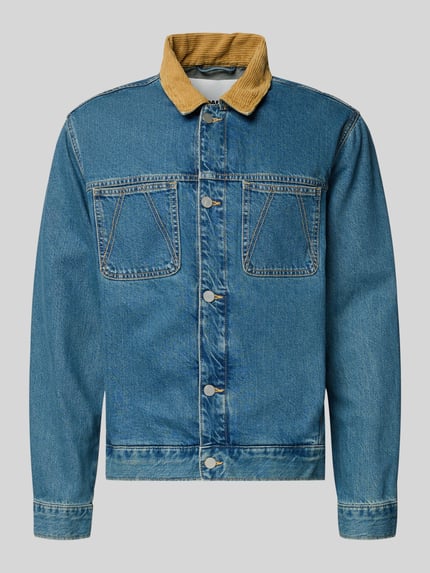 ARMEDANGELS Kurtka jeansowa o kroju relaxed fit z czystej bawełny model ‘AASHTON’ Niebieski 2