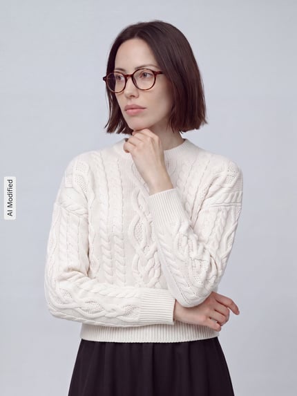 Weekend Max Mara Regular fit pullover van zuivere scheerwol model 'ALBEN' Offwhite - 4