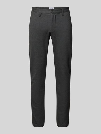 ONLY & SONS Slim Fit Jeans mit Stretch-Anteil Modell 'Mark' Anthrazit Melange 2