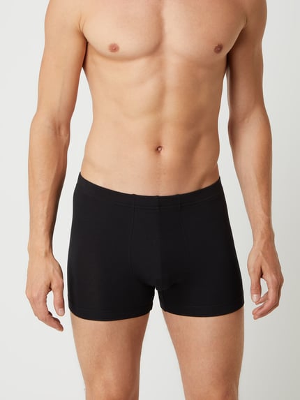 SCHIESSER Trunks mit Stretch-Anteil im 3er-Pack Black 3