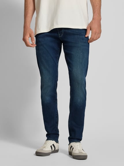 G-Star RAW Slim Fit Jeans im 5-Pocket-Design Dunkelblau 4