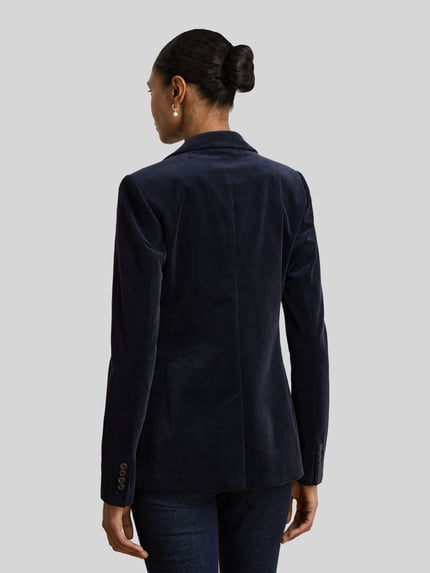 Lauren Ralph Lauren Regular Fit Kurzblazer mit Logo-Applikation Marine 5