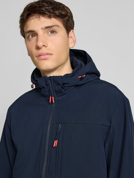 JACK & JONES Softshell-Jacke mit Brusttasche und Ärmelriegeln Marine 3