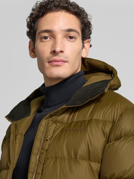 Peak Performance kurtka pikowana w kroju regular fit z zamkiem błyskawicznym model 'Frost' Oliwkowy 3