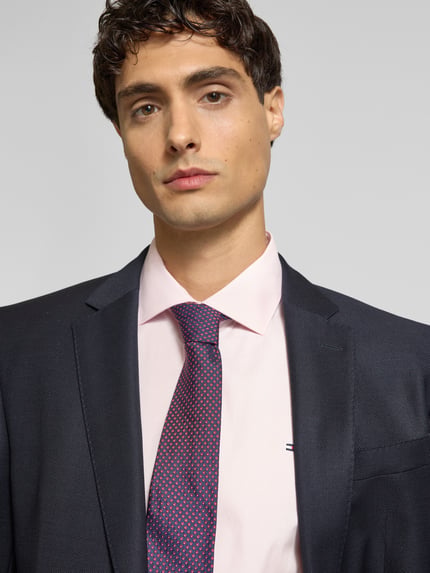 Tommy Hilfiger Tailored Fit Businesshemd mit Kentkragen Hellrosa 3