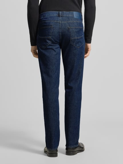 Brax Regular Fit Jeans mit Ultralight Verarbeitung Modell 'CADIZ' Dunkelblau 5