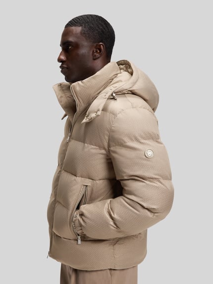 BOSS Regular Fit Daunenjacke mit abnehmbarer Kapuze Dunkelbraun 6