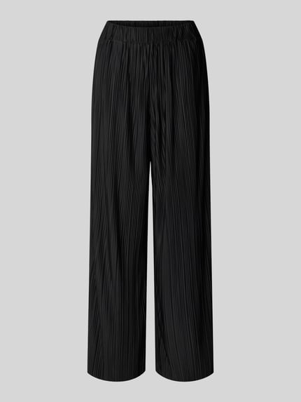 Selected Regular Fit Weite Hose in Plissee-Optik Modell 'FELLIE' Black 2
