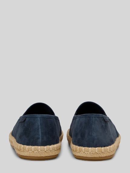 Marc O'Polo Espadrilles aus echtem Leder mit Logo-Patch Marine 4