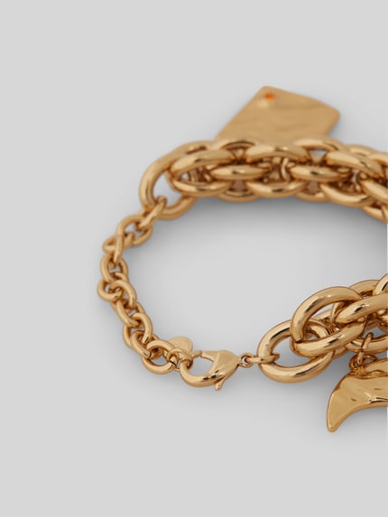 Rabanne Armband met motief-hangers Goud gemêleerd - 3